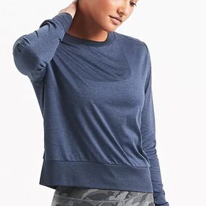 Vuori Daydream Crew Ink Heather XS long sleeve athletic